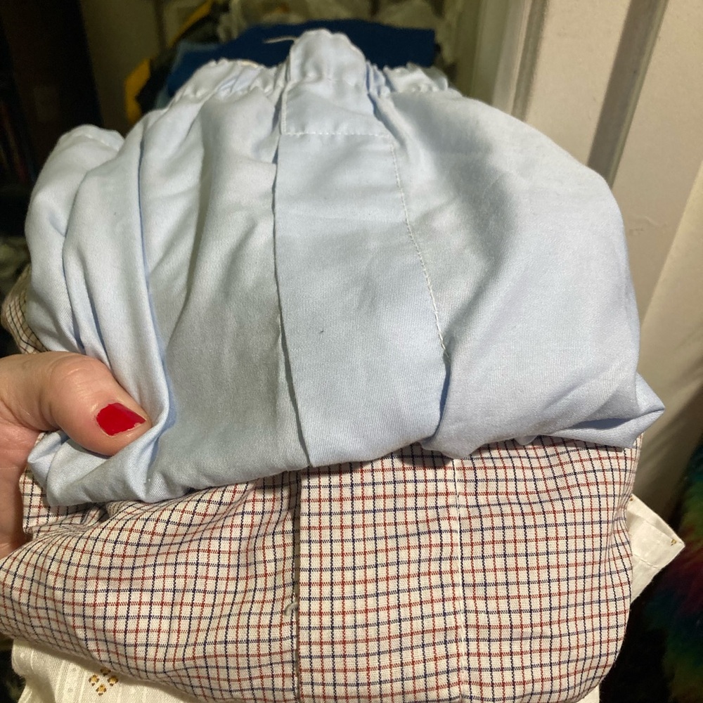 Light Blue and Plaid Shirt